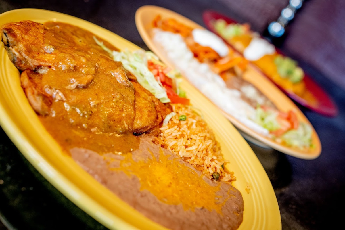 Three different types of food